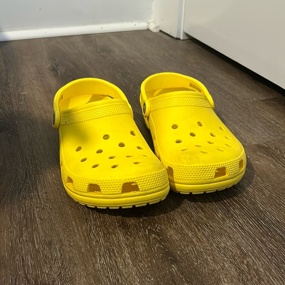 Yellow Crocs